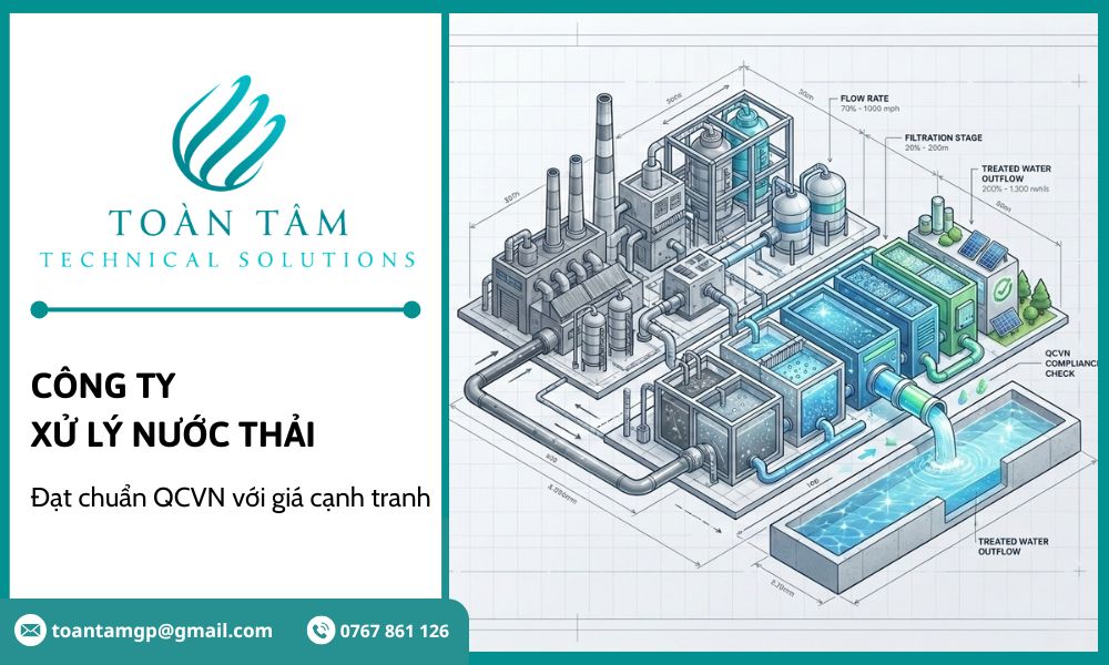 Công Ty Xử Lý Nước Thải Đạt Chuẩn QCVN Với Giá Cạnh Tranh