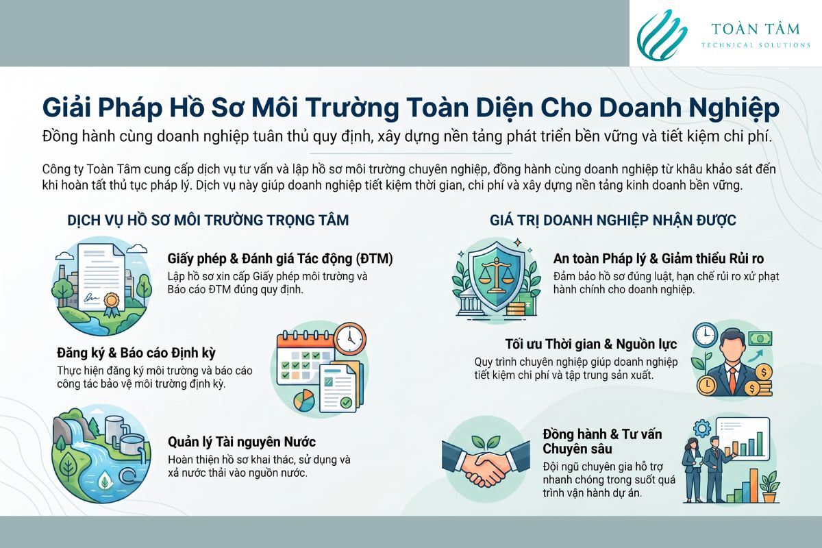 Cung cấp giải pháp hồ sơ môi trường toàn diện
