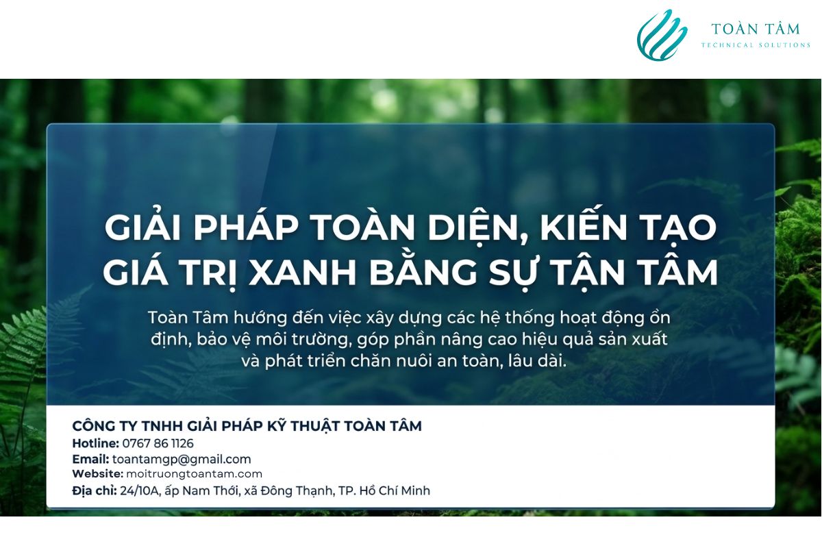 Thông tin liên hệ dịch vụ xử lý nước thải chăn nuôi
