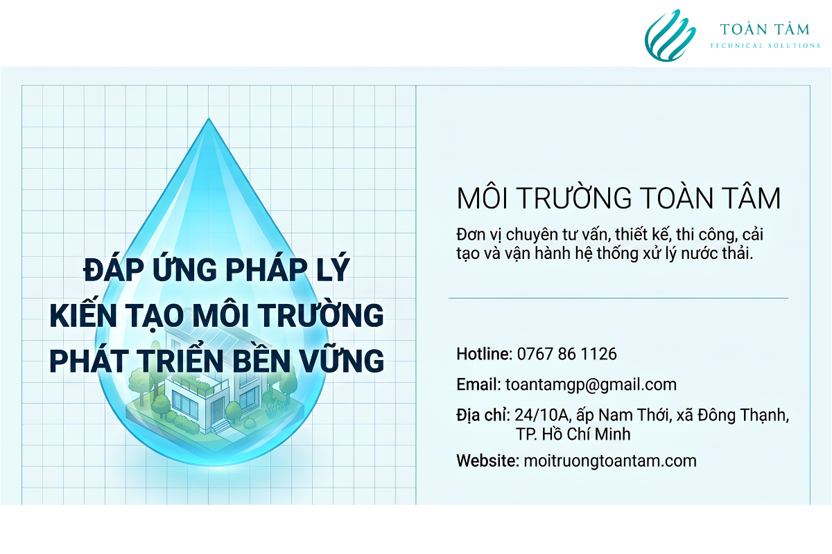 Thông tin liên hệ dịch vụ xử lý nước thải sinh hoạt