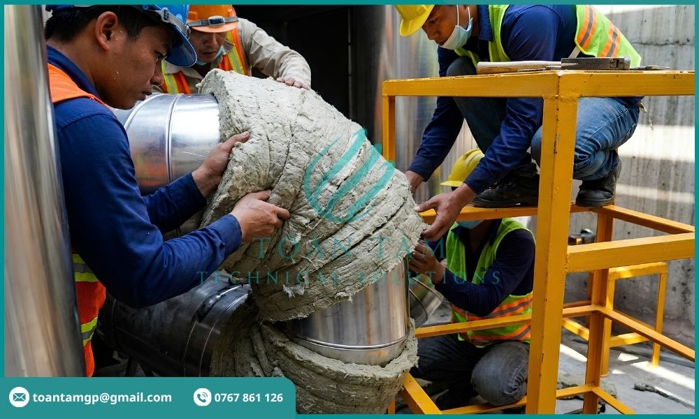 Toàn Tâm xử lý khí thải đa dạng ngành nghề