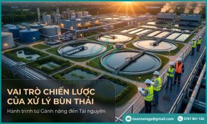 Vai trò của xử lý bùn thải trong hệ thống xử lý nước thải