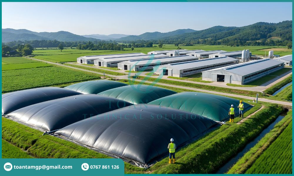 Công nghệ Biogas xử lý nước thải chăn nuôi thô