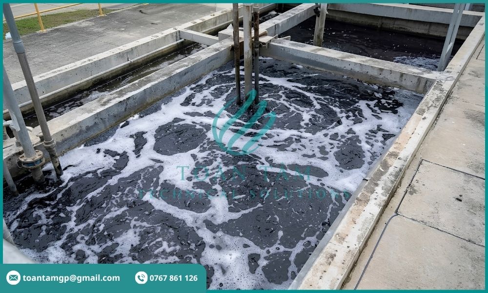 Bể keo tụ tạo bông hoạt động không hiệu quả