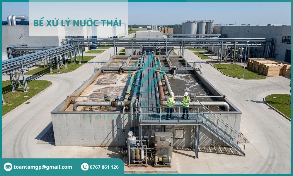 Bể xử lý nước thải là gì? Cấu tạo và nguyên lý hoạt động