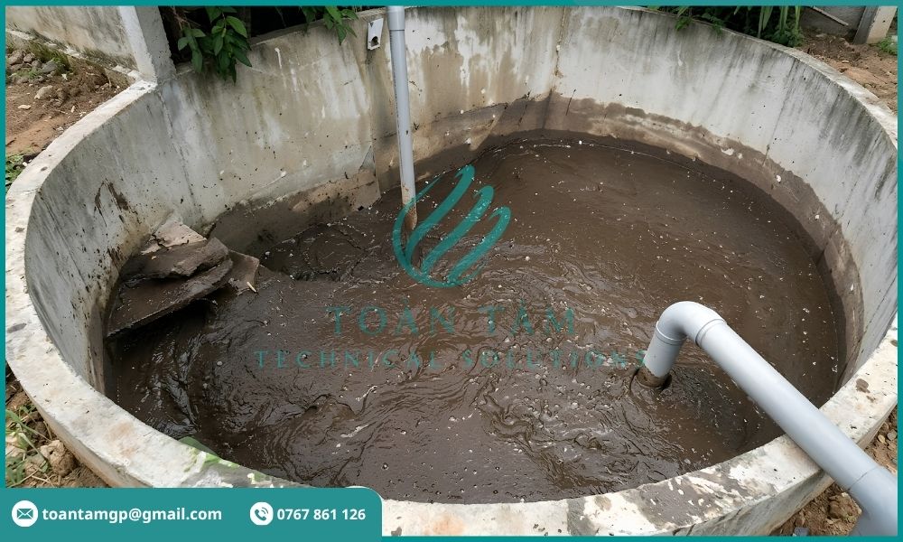 Chất thải trong hầm biogas