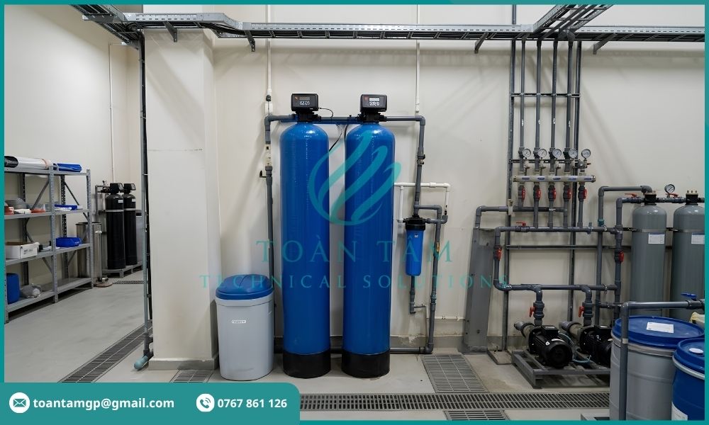Cột lọc nước gia đình hỗ trợ giảm phèn