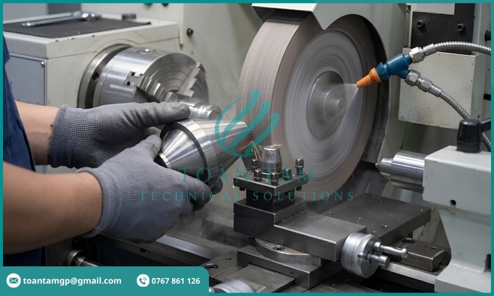 Đánh bóng bề mặt kim loại