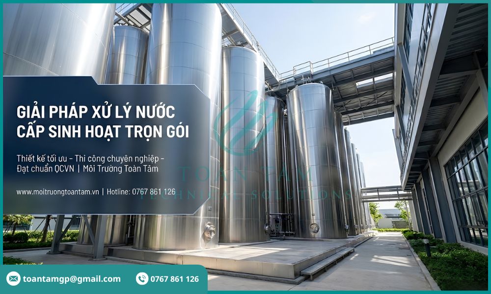 Giải pháp xử lý nước cấp sinh hoạt trọn gói