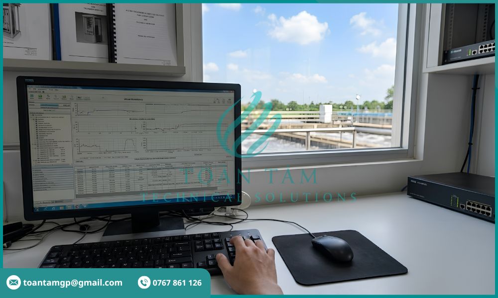 Giám sát dữ liệu quan trắc nước thải