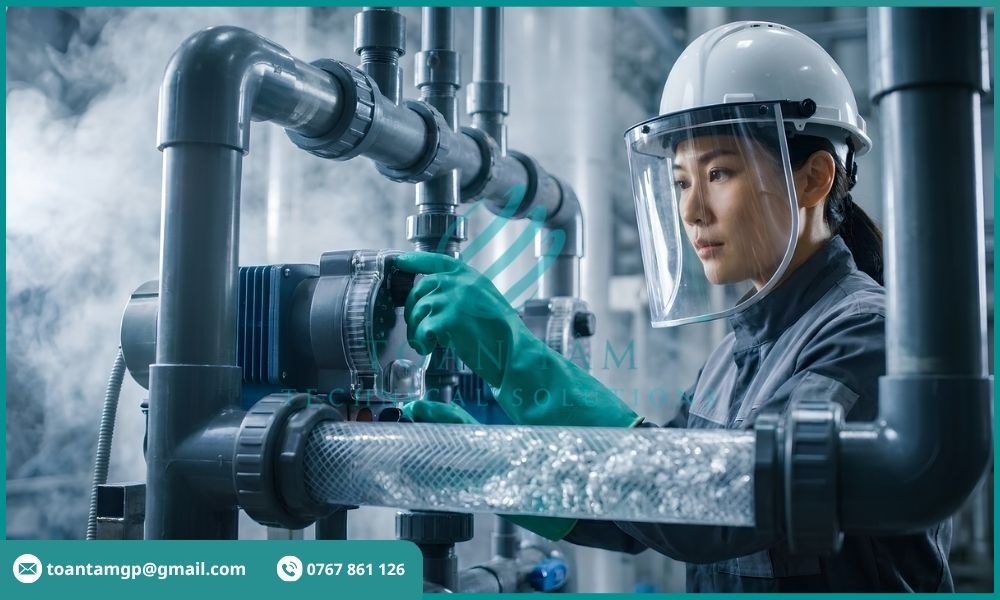 Hấp thụ khí thải lò đốt bằng dung dịch kiềm