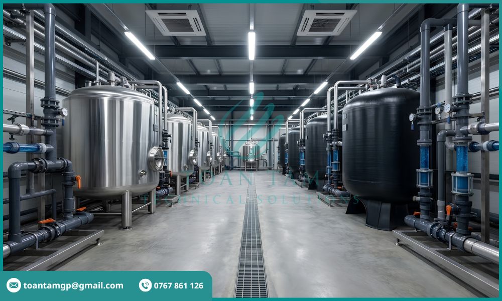 Hệ thống bồn lọc đa tầng phù hợp với các dự án lớn