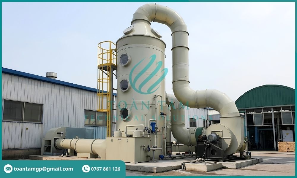 Hệ thống tháp Scrubber hoàn chỉnh