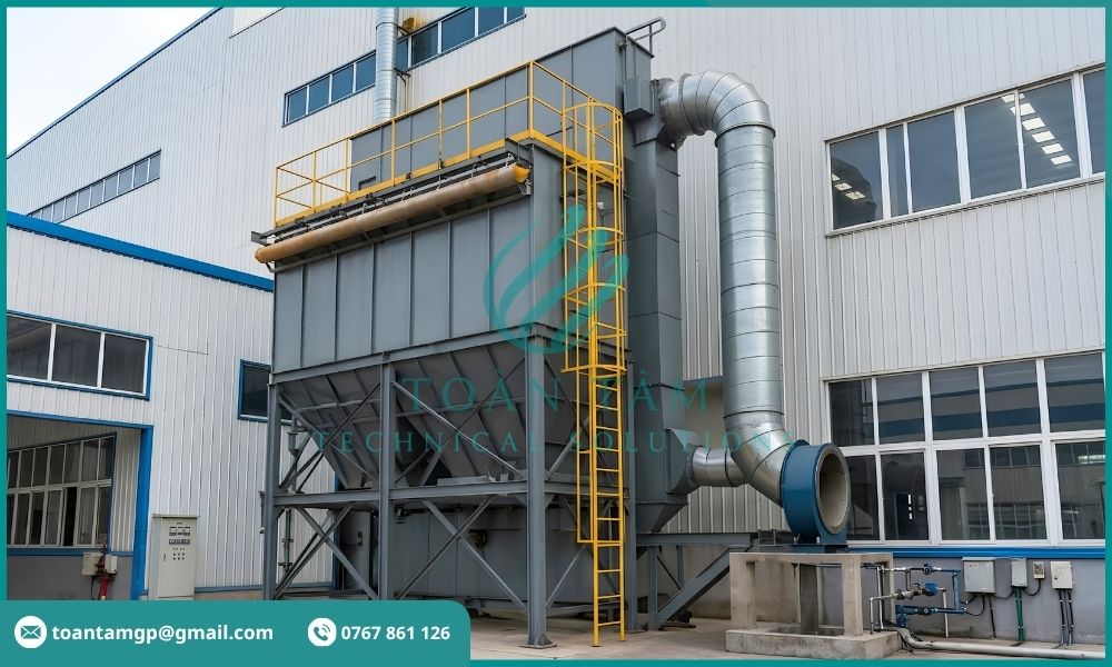 Hệ thống xử lý bụi công nghiệp trong nhà máy