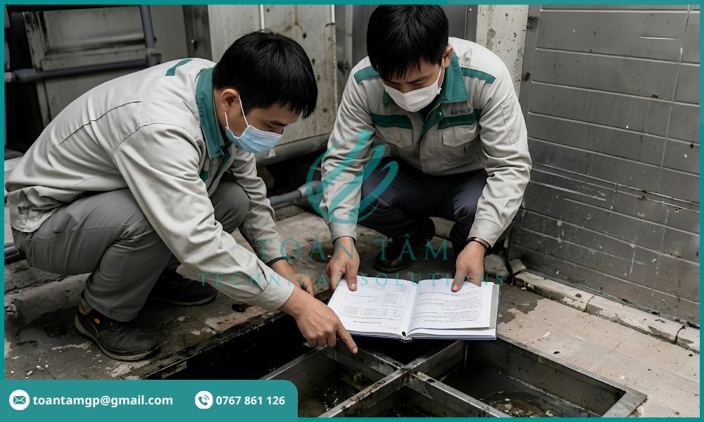 Khảo sát khu vực phát sinh nước thải
