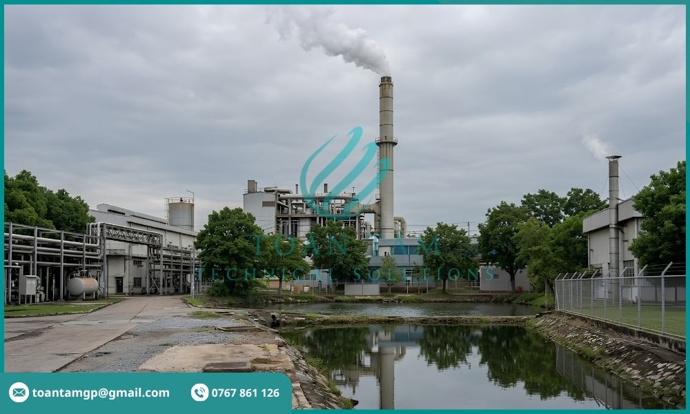 Khí thải công nghiệp ảnh hưởng môi trường