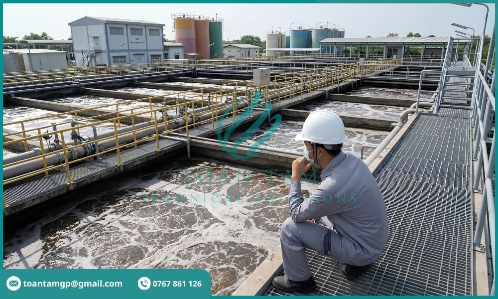 Kiểm tra hệ thống xử lý nước thải