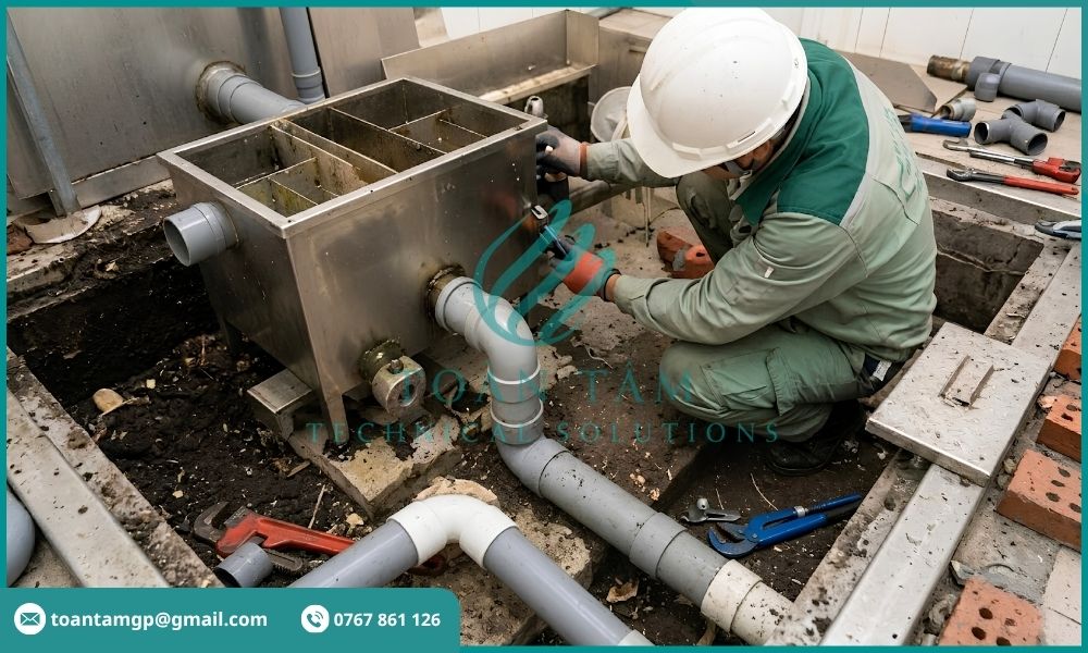 Kỹ sư kiểm tra và điều chỉnh thiết bị