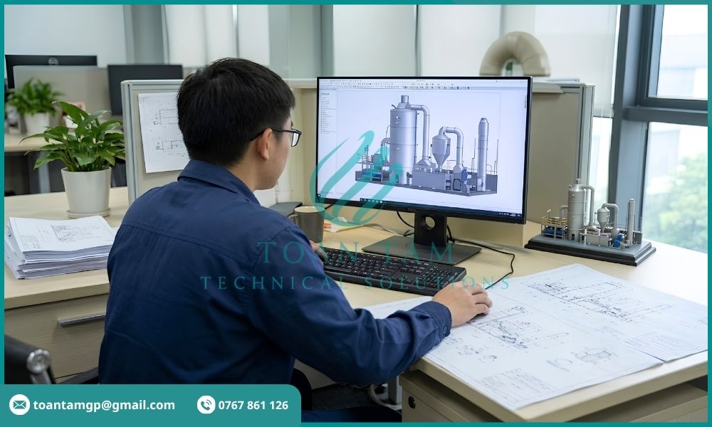 Kỹ sư thiết kế hệ thống xử lý khí thải