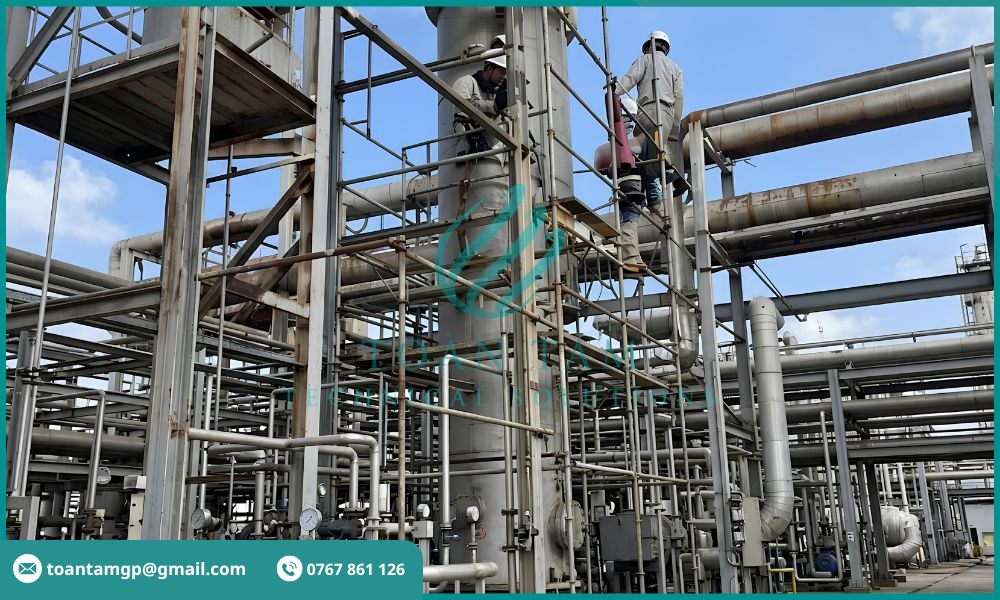 Lắp đặt hệ thống quan trắc khí thải