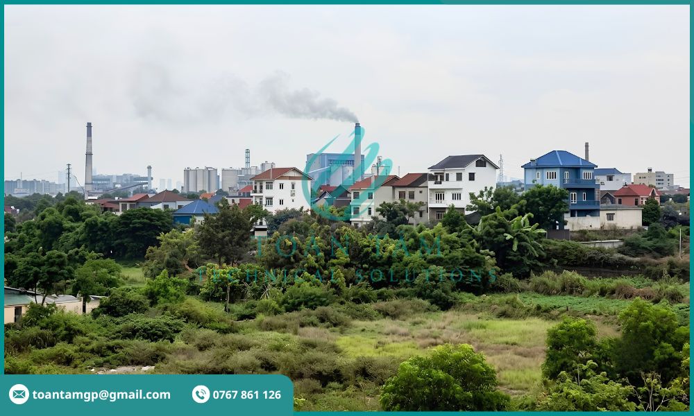 Mùi hôi nước thải làm ảnh hưởng xung quanh