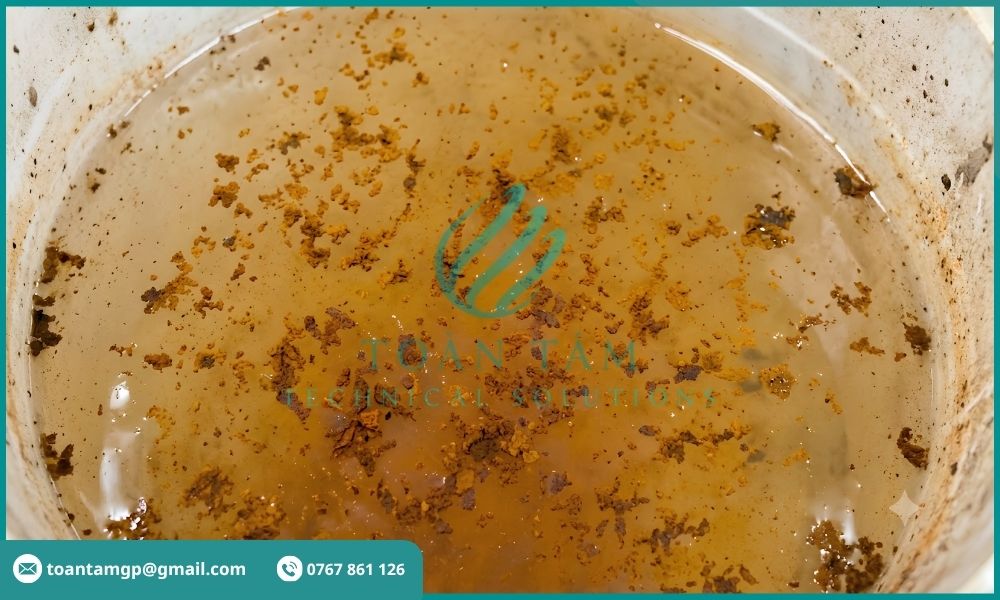 Nước nhiễm phèn xuất hiện nhiều cặn