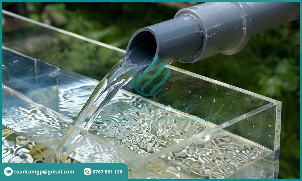 Nước sau xử lý đạt độ trong cao