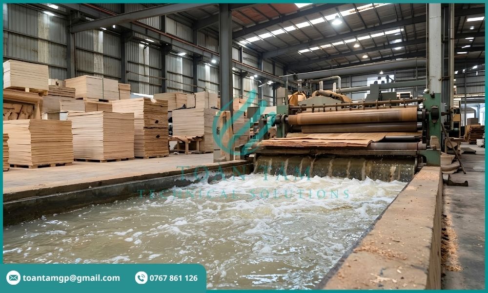 Nước thải của nhà máy chế biến gỗ
