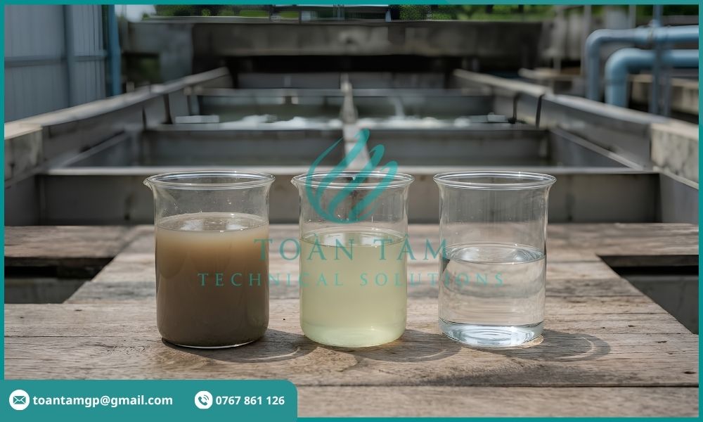 Nước thải đầu ra có BOD, COD và TSS vượt quy chuẩn