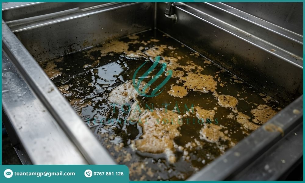 Nước thải nhà hàng chứa lượng dầu mỡ cao
