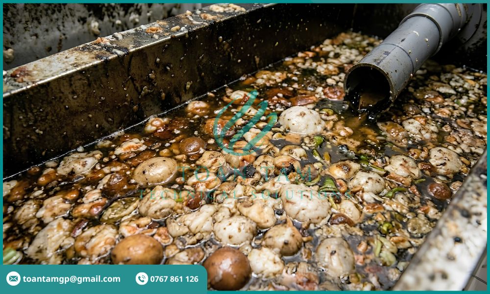Nước thải nhà hàng nhiều dầu mỡ