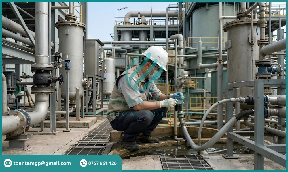 Phân tích nguồn nước thải đầu vào