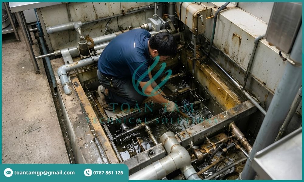 Sửa chữa hệ thống xử lý nước thải