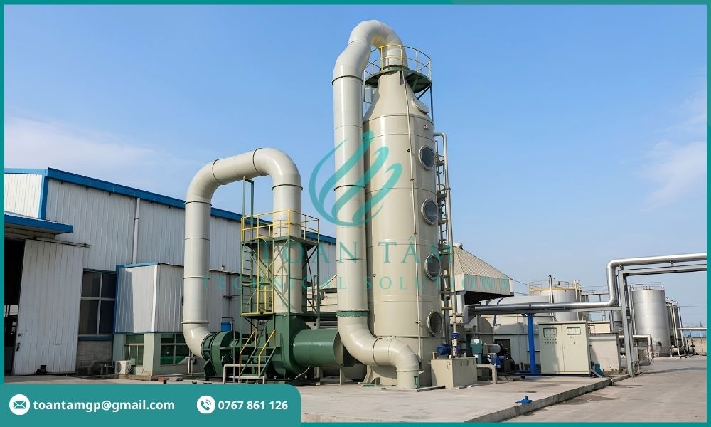 Tháp Scrubber xử lý khí SO3