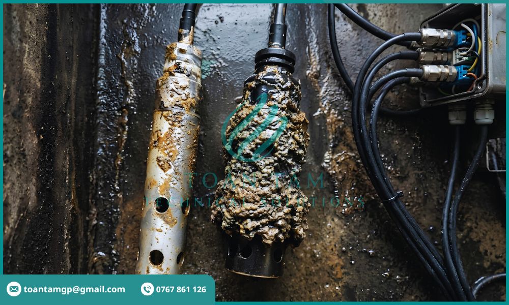 Thiết bị không phù hợp với nước thải