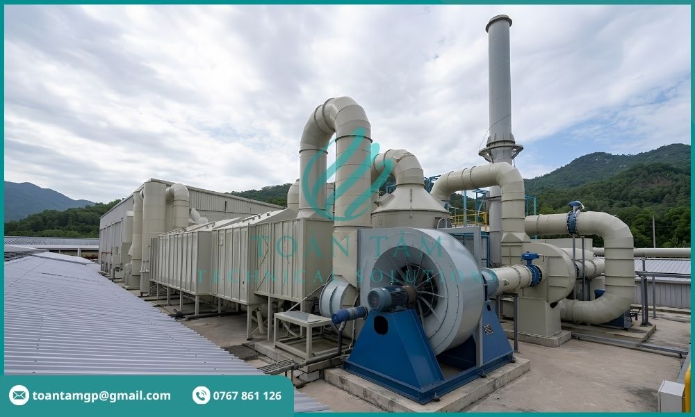 Thiết bị xử lý khí thải xi mạ