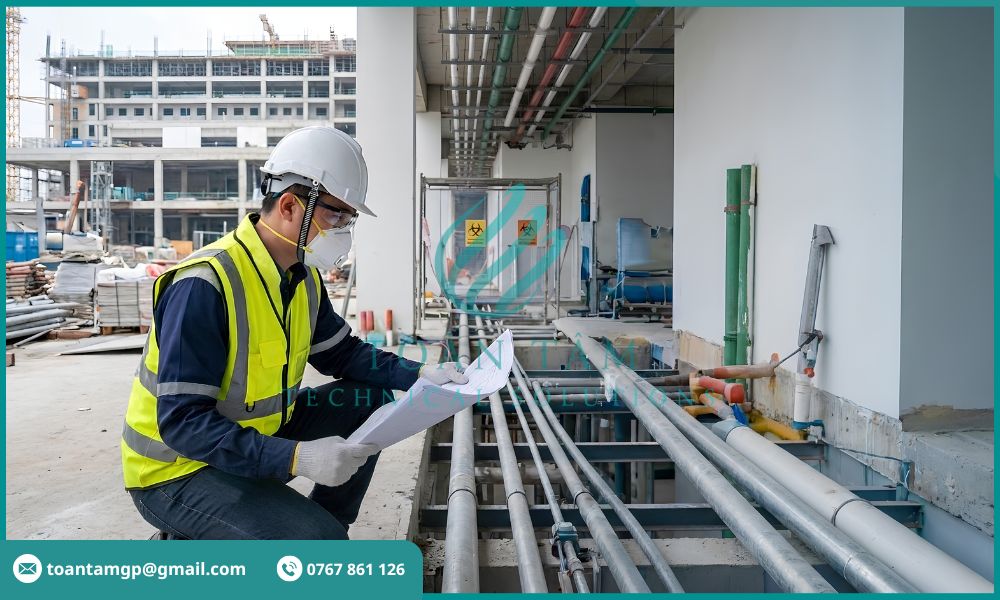 Tiến hành thi công sau khi đã có phương án xử lý
