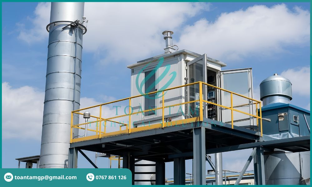 Trạm quan trắc khí thải hoạt động hiệu quả