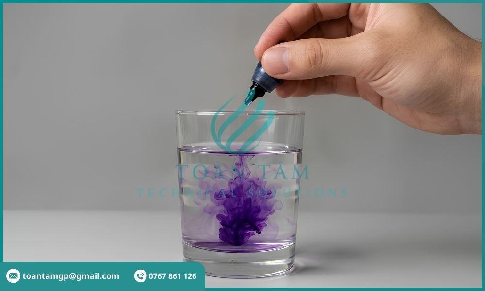 Tự ý pha thuốc tím xử lý nước