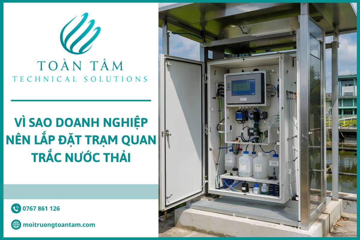 Vì sao nên lắp đặt trạm quan trắc nước thải