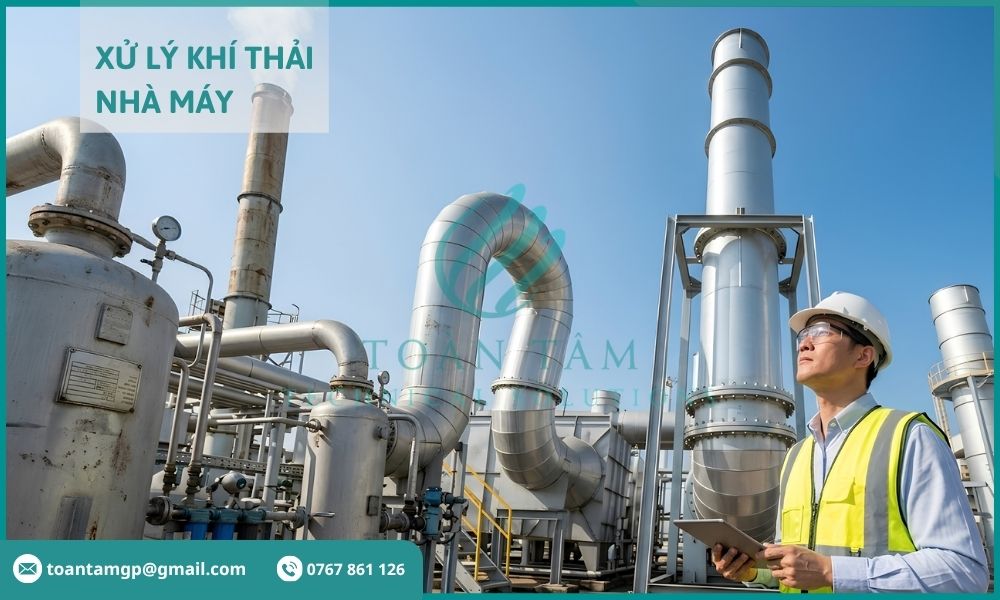 Xử lý khí thải nhà máy trọn gói và tiết kiệm