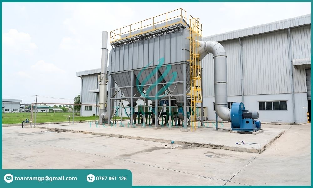 Xử lý bụi bằng công nghệ lọc túi vải