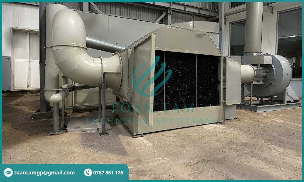 Xử lý mùi nước thải bằng than hoạt tính