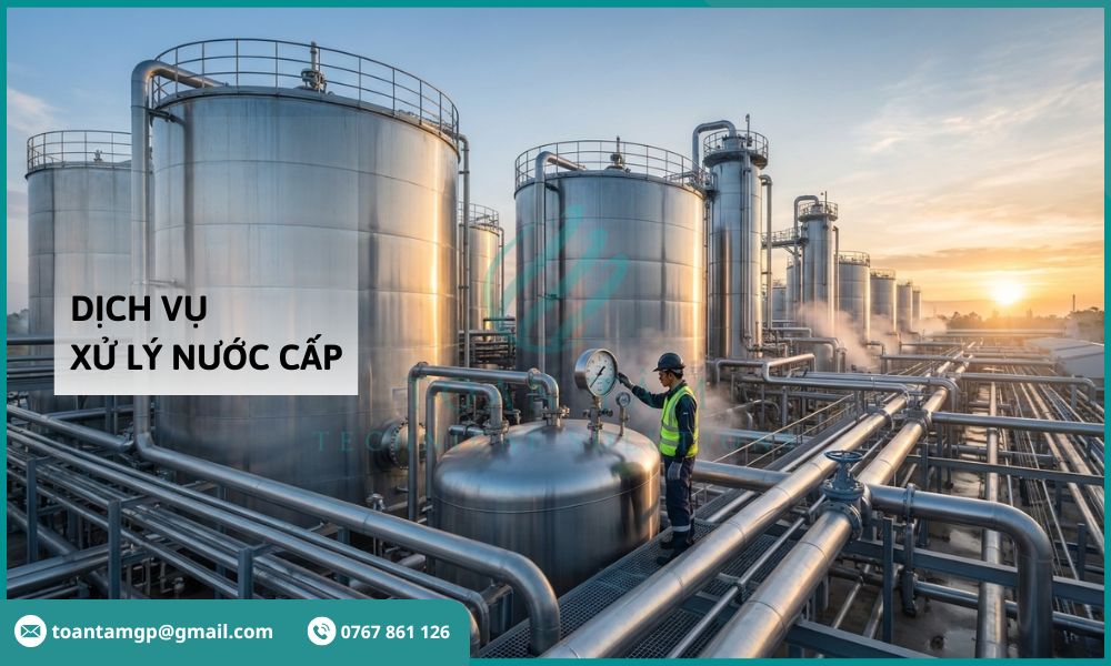 Dịch vụ xử lý nước cấp đạt chuẩn