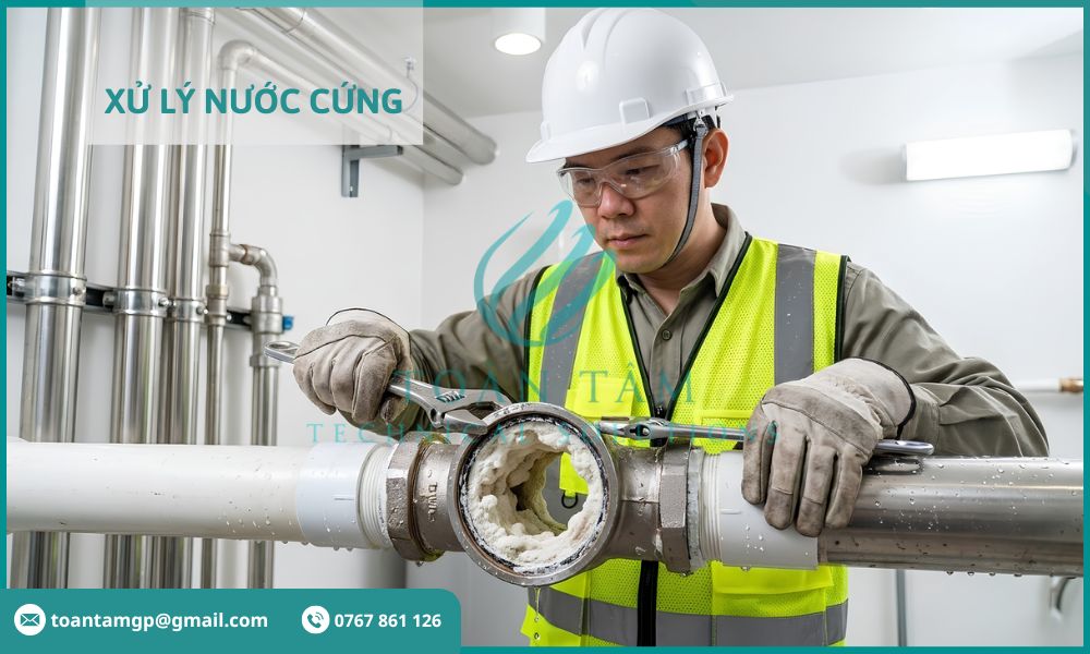 Xử lý nước cứng: Nguyên lý và giải pháp khắc phục