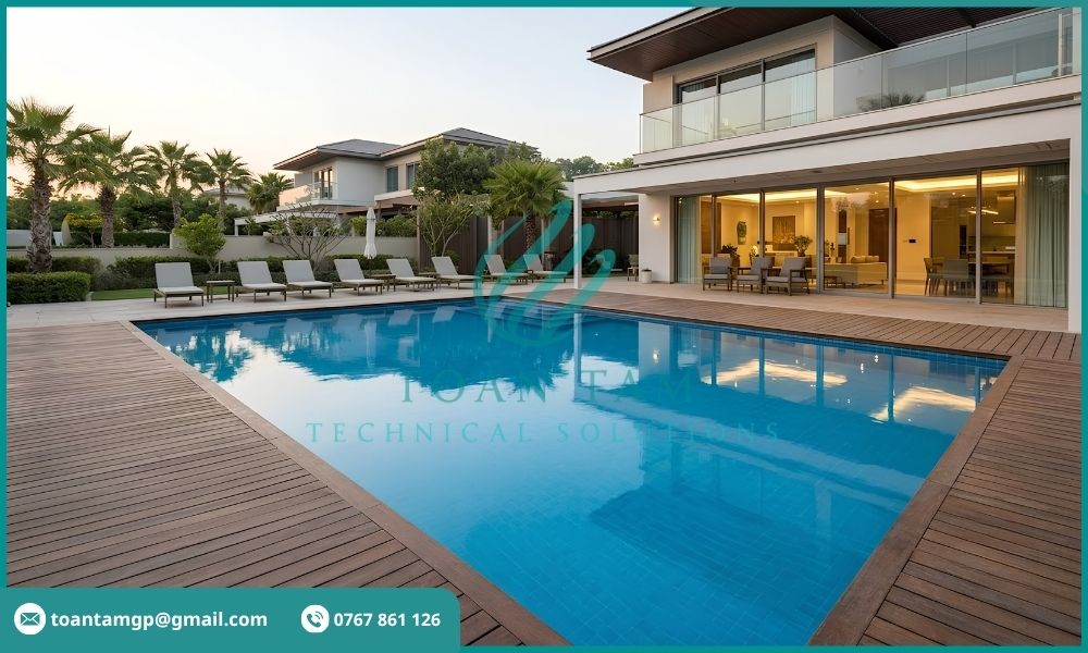 Xử lý nước hồ bơi gia đình