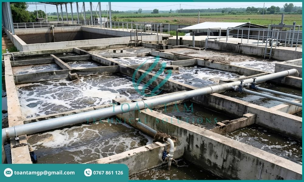 Xử lý nước sau biogas
