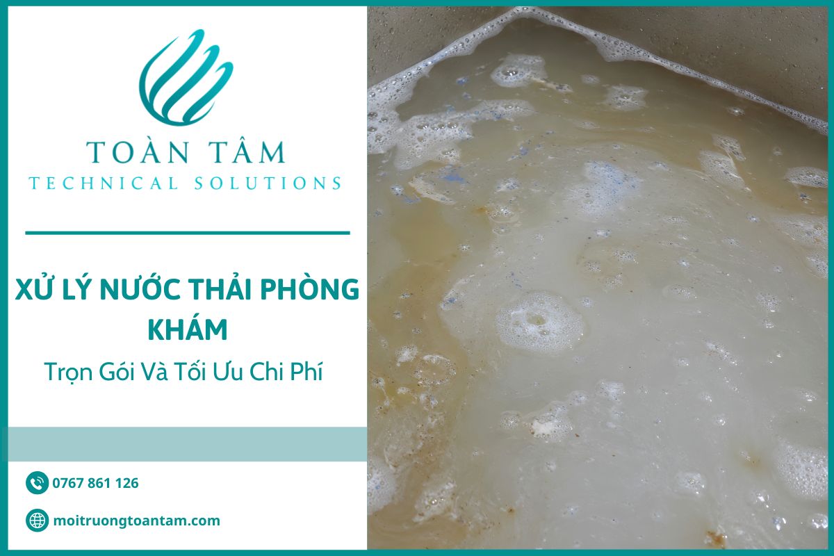 Xử lý nước thải phòng khám trọn gói