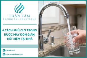 6 cách khử clo trong nước đơn giản tại nhà