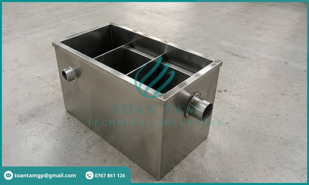 Bể tách mỡ bằng inox 304